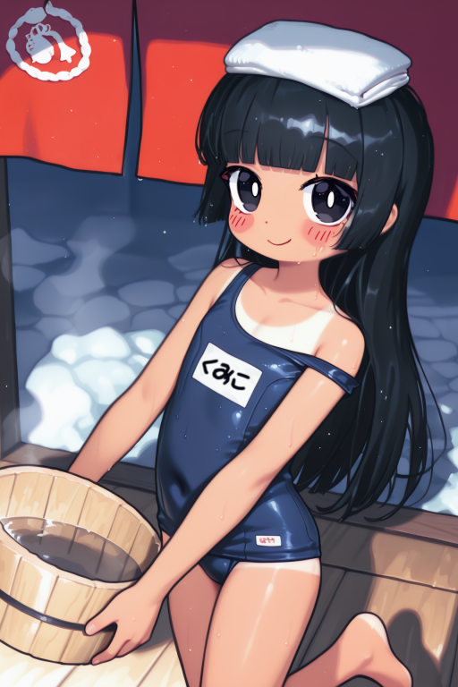 Iwata Kumiko-chan's Happy Happy Loli Onsen